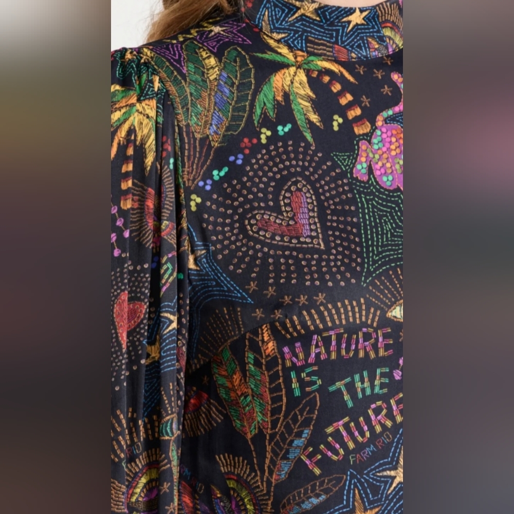 NWT FARM Rio Amazonian Mini Dress - Picture 4 of 15